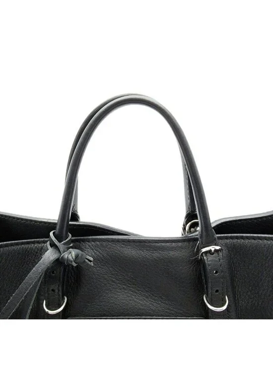 Balenciaga Paper A6 Calf Handbag Black - Picture 2 of 8